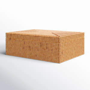 ตะกร้าสานสไตล์โบฮีเมียนแบบเรียบง่าย ทำมือโดย DreamCraft จากเวียดนาม สำหรับจัดเก็บและจัดระเบียบของใช้ในบ้าน - Product Image 4