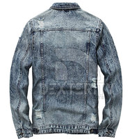 Veste en jean pour homme à manches longues, nouvelle arrivée, fabriquée en usine, design personnalisé, détails boutonnés, écologique, imperméable, prix abordable