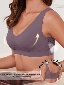 Vêtements de sport tendance, soutien-gorge de sport personnalisé grande taille, conception OEM, vêtements de yoga ajustables, soutien-gorge de sport - Product Image 4