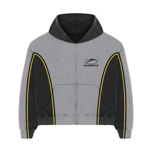 Conjunto Deportivo Informal de Algodón Blanco para Correr en Invierno |   Conjunto Deportivo Ecológico de Talla Grande 100% Algodón con Bordado Personalizado - Product Image 2