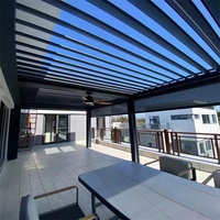 Taomi — projecteur rotatif de meubles d'extérieur, en aluminium, photocatalytique, Pergola moderne en promotion rapide