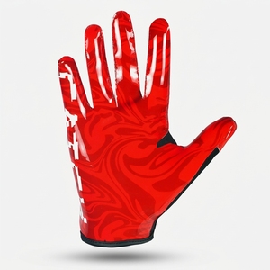 2026 Pakistan Made Extreme High Quality Customized American Football Gloves in Unique Style Super <b>Sticky</b> Receiver Gloves - Product Image 3
