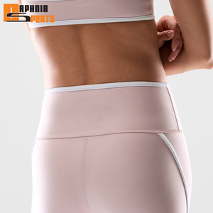 Conjunto Deportivo de 2 Piezas para Gimnasio, Running, Yoga, Bra Deportivo, Top Corto, Leggings de Cintura Alta, Ropa Deportiva para Mujer - Product Image 3