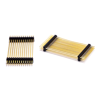 Connecteur FPC/FCC double à angle droit SMT de haute qualité, pas de 0,5 mm, non-ZIF, avec contact en bronze phosphoreux, clou de fixation étamé, plaqué or 4-55