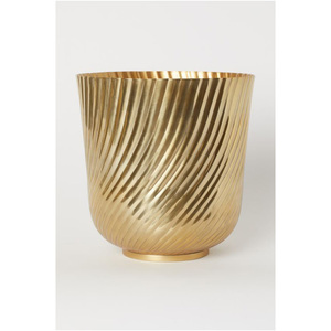 Jarrón de Flores Art Deco de Aluminio Repujado Hecho a Mano de Lujo, Decorativo para Mesa, para Arreglos Florales - Product Image 1