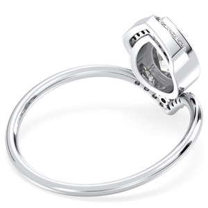 REYES Luxurious Pear Shaped GRA Certified Moissanite <b>Ring</b> in 925 Sterling Silver Engagement Solitaire <b>Rings</b> For Women Jewelry - Product Image 4