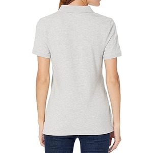 Polo de golf OEM à manches courtes pour femmes, chemises de tennis vierges personnalisables, hauts respirants à col pour femmes, vente en gros, fournisseur - Product Image 3