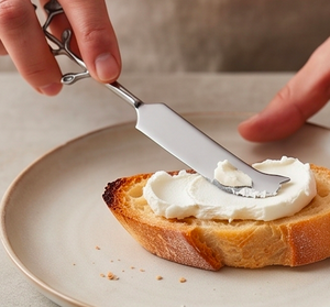 Stainless Steel Cheese Knife Set With Elegant Leaf Pattern Handles Perfect For Home Kitchen <b>Parties</b> And Wedding Tableware - Product Image 6