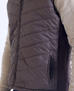 Custom Mens Sleeveless <b>Gilet</b> Jacket Lightweight Padded Outdoor Winter Vest Warm Casual Bodywarmer OEM Wholesale Manufacturer - Product Image 4