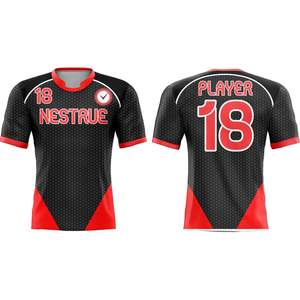 Camisetas de Fútbol Sublimadas Hechas a Medida, Camisetas de Fútbol Transpirables de Malla, Ropa Deportiva de Secado Rápido para Equipos, Fábrica Mayorista de Artículos de Fútbol - Product Image 4