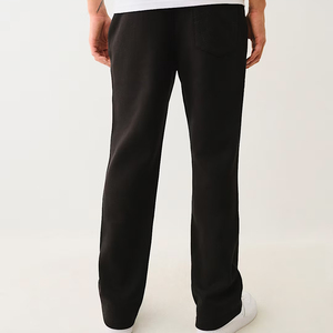 Custom Sweats Blank Jogger <b>Wide</b> <b>Leg</b> Track Pant Cotton French Terry Baggy <b>Trousers</b> Embroidered Straight <b>Leg</b> Flare Men Sweatpants - Product Image 2
