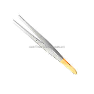 Pinzas de disección de tejido Gillies, base de aguja de acero inoxidable, juego de instrumentos quirúrgicos de operación Manual - Product Image 1