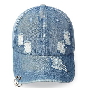Casquettes en jean de haute qualité, marque privée, personnalisées, nouvelle collection, prix de gros, pour hommes et femmes - Product Image 1