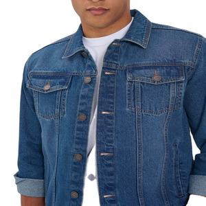 Veste en jean pour homme, hiver, manches longues, 100% coton, coupe-vent, respirante, tendance, nouvelle collection, toutes tailles, simple boutonnage, poches, décontractée - Product Image 5