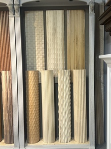 Paneles de Tambor Flexibles de Madera Maciza Personalizados, Solución Elegante para Cubrir Gabinetes, Decorativos para Diseños de Cocinas Curvas Modernas - Product Image 3