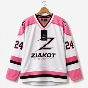 Jersey de Hockey sobre Hielo Personalizado ZIAKOT INDUSTRY, el Más Vendido, Fabricante Directo, Estilo Vintage, con Capucha y Mangas Largas - Product Image 3