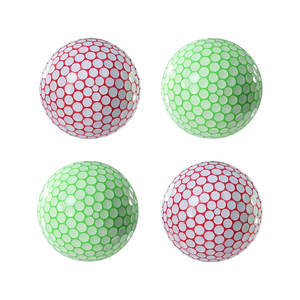 Pelotas de golf de caucho sólido de alta resistencia para practicar el swing en el patio trasero, equipo de rendimiento duradero - Product Image 1