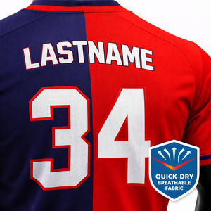 Maillot de football pour clubs et équipes, unisexe, séchage rapide, respirant, tissu 100% polyester, personnalisable par sublimation, nom du joueur brodé - Product Image 4