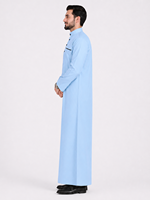 Nouvelle collection de vêtements pour hommes en coton et polyester, couleurs unies, style décontracté, longueur cheville, boutons sur le devant, poches latérales, étiquettes personnalisées
