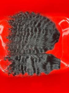 Extensions de Cheveux Humains Ondulés Naturels Indiens 100% Bruts, Cheveux de Temple Vierges Premium, Tissage Double Épaisseur Doux et Épais, Naturel - Product Image 3