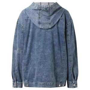 Sudadera con Capucha Personalizada para Hombre, Estilo Denim Desgastado con Lavado Ácido, Talla Grande, Color Gris Oscuro para Invierno - Product Image 6