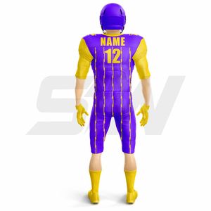 Uniforme de Fútbol Americano al por Mayor de Fábrica, Uniforme Deportivo Personalizado de Tela Transpirable, Ropa Deportiva - Product Image 6
