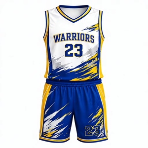 Conjunto de Uniforme de Baloncesto Personalizado OEM con Camiseta y Pantalones Cortos Reversibles, Proveedor de Ropa Deportiva de Secado Rápido para Equipos de Baloncesto - Product Image 1