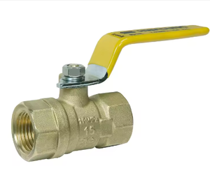 HS Valve C3771 Ball Valve for 10K-8A Brass Industrial Valve Body: C3771 BALL: C3771 SEAT: <b>PTFE</b> Threaded Ball Valve (1BOX: 100EA) - Product Image 4