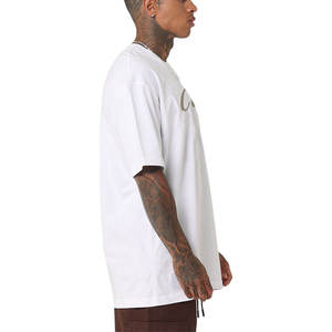 Plus Size Casual Digital Print Logo Streetwear Blank Solid Short Sleeve T-<b>Shirt</b> 180 GSM Heavyweight Plain Dyed 100% Cotton - Product Image 3