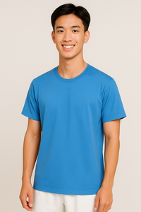 T-shirt décontracté pour homme FMF, coupe classique, manches courtes, 65% coton + 35% élasthanne, col rond, imprimé graphique, impression par transfert thermique - Product Image 2