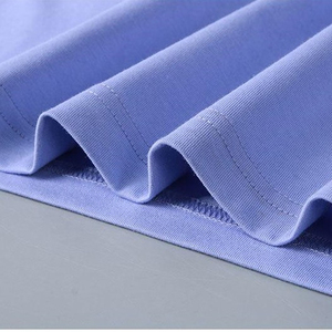 T-shirt personnalisé pour homme à col rond et manches courtes, 100 % coton, couleur unie, coupe décontractée, longueur standard, tricoté teint uni - Product Image 6