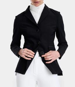 Veste d'équitation professionnelle pour femmes, automne-hiver, boutonnée, confortable, coupe équilibrée, pour compétition d'équitation - Product Image 6