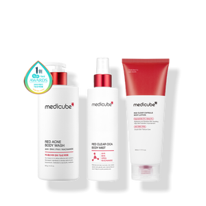 Medicube No. 1 Set para Piel Propensa al Acné, Ingredientes Coreanos de Alta Calidad, Loción Corporal con Niacinamida - Product Image 1