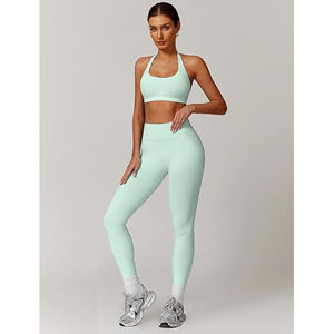 Ensemble de yoga Hemlock Seams pour femme, soutien-gorge de sport Coldblack Technology, leggings taille haute, traitement désinfectant, maille respirante, nylon, élasthanne - Product Image 3