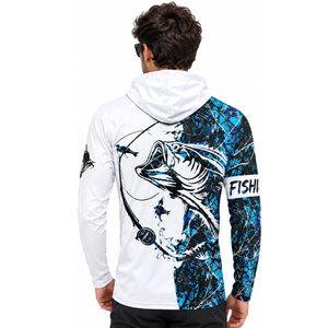 Camisa de Pesca OEM y ODM con Protección Solar UPF 50, Camisas de Pesca con Capucha, Sudadera de Pesca de Secado Rápido, Manga Larga, Personalizada - Product Image 4