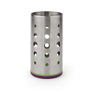 <b>Prime</b> Quality Antique Silver Metal Utensil Caddy Round Shape Flatware Organizer Flatware Holder On Whole <b>Sale</b> - Product Image 1