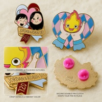 Individueller Niedlicher Fantasy-Hartemaille-Pin, Vergoldetes Cartoon-Charakter-Anstecknadel, Pastellfarbenes Sammlerstück, OEM-Großhandel