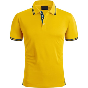 เสื้อโปโลสีเบจทันสมัย ผ้าฝ้ายพรีเมียม ปักโลโก้ได้ตามสั่ง จำหน่ายส่งจากปากีสถาน - Product Image 1