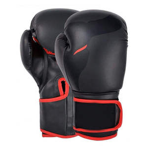 Hot Selling Customizable Design & Logo High Quality Boxing Gloves Genuine Leather Breathable Moisture Wicking <b>Hook</b> Loop Closure - Product Image 1