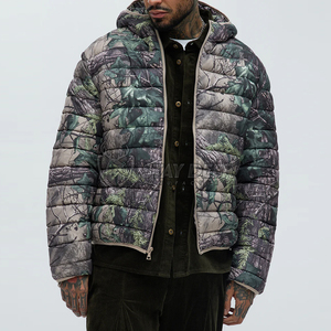 Chaqueta de Invierno para Hombre ARTIZ INTERNATIONAL, Cortavientos, Ecológica, con Capucha, Exterior de Nailon/Algodón, Detalle de Cuentas, Venta al Por Mayor - Product Image 2
