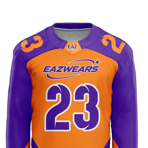 Maillot de hockey sur glace de haute qualité pour hommes, personnalisable, respirant, à séchage rapide, vêtements de sport personnalisés pour club - Product Image 6