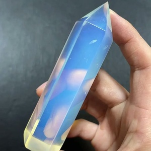 Torre de Cristal Pulido de Alta Calidad, Punta de Opalita, Piedra Curativa con Tema de Amor para Decoración del Hogar - Product Image 3