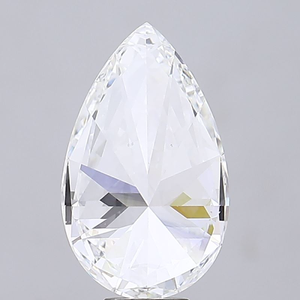 Diamant blanc en forme de poire de 2 carats, symétrie exceptionnelle et éclat de feu glacé époustouflant, pour la création de bijoux fins sur mesure. - Product Image 4