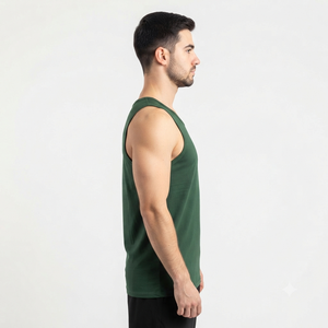 Gilet de sport décontracté imprimé, sans manches, respirant, 100% coton, séchage rapide, pour hommes et femmes - Product Image 3
