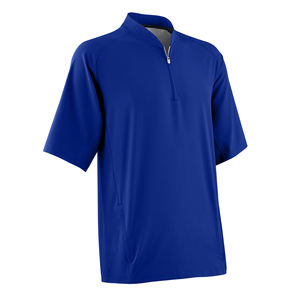 Veste de baseball pour homme à manches courtes, personnalisable, pour l'échauffement et l'entraînement en cage, avec fermeture éclair intégrale, pour équipes adultes - Product Image 3