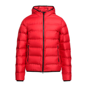 <b>Men's</b> Dark <b>Green</b> Hooded Puffer <b>Jacket</b> <b>Waterproof</b> PU Fabric Filled Windproof Zipper Closure Casual Winter Wear Regular Fit - Product Image 4