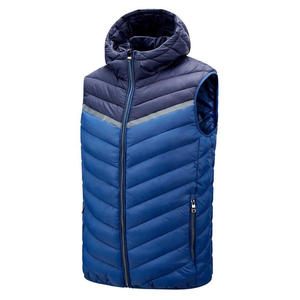 Chaqueta de Invierno Personalizada de Alta Calidad para Hombre, Estilo Casual, con Mangas Desmontables, Capucha, Transpirable, Tipo Jeans, Media Manga - Product Image 1