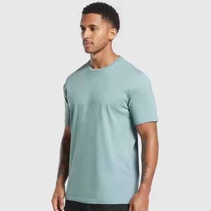 T-shirt vierge personnalisable avec logo, col rond, basique, coupe classique, manches courtes, 100% coton, respirant, séchage rapide, tissu doux - Product Image 5
