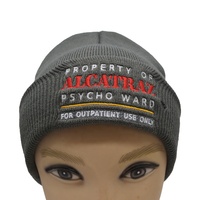 Gorros personalizados de alta calidad, gorros con logotipo de punto Jacquard, gorro de invierno, gorro con calavera