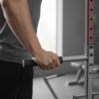 Torre de Ejercicios Plegable y Portátil para Gimnasio en Casa, con Altura Ajustable, Estación de Dips, Barra de Dominadas, Equipo de Entrenamiento de Fuerza